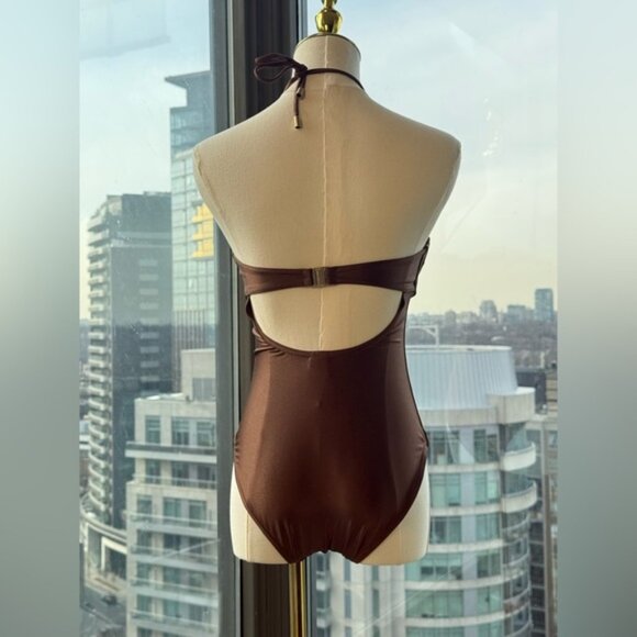 🆕 ZIMMERMANN 🧿 NWOT Devi Balconette Eyelet 1PC Bathing Suit, Sz 1 US 4 - 6 - Picture 8 of 16